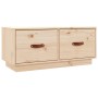 Mueble de TV de madera maciza de pino 80x34x35 cm en Muebles TV | Comprar online en Foru.es