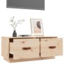 Mueble de TV de madera maciza de pino 80x34x35 cm en Muebles TV | Comprar online en Foru.es