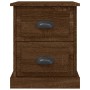 Mesitas de noche 2 uds madera roble marrón 39x39x47,5 cm de vidaXL, Mesitas de noche - Ref: Foro24-816159, Precio: 75,46 €, D...