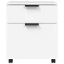 White plywood filing cabinet with wheels 45x38x54 cm by vidaXL, Filing cabinets - Ref: Foro24-811520, Price: 49,85 €, Discoun...
