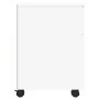White plywood filing cabinet with wheels 45x38x54 cm by vidaXL, Filing cabinets - Ref: Foro24-811520, Price: 49,85 €, Discoun...