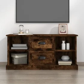 TV-Möbel Sperrholz Räuchereiche 99,5x35,5x48 cm von vidaXL, TV-Möbel - Ref: Foro24-816277, Preis: 70,45 €, Rabatt: %