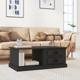 Mesa de centro madera contrachapada negro 90x50x35 cm de vidaXL, Mesas de centro - Ref: Foro24-816241, Precio: 73,43 €, Descu...