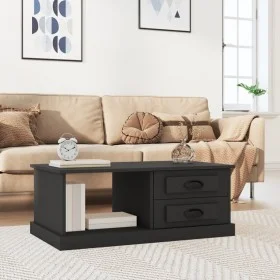 Mesa de centro madera contrachapada negro 90x50x35 cm de vidaXL, Mesas de centro - Ref: Foro24-816241, Precio: 72,54 €, Descu...