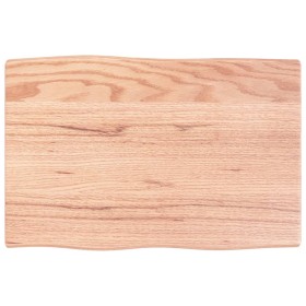 Tablero mesa madera tratada roble borde natural 60x40x2 cm de vidaXL, Tableros para mesas - Ref: Foro24-363929, Precio: 31,96...