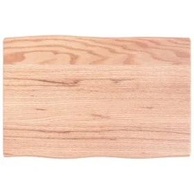 Tablero mesa madera tratada roble borde natural 60x40x2 cm de vidaXL, Tableros para mesas - Ref: Foro24-363929, Precio: 31,64...