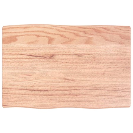 Tablero mesa madera tratada roble borde natural 60x40x2 cm de vidaXL, Tableros para mesas - Ref: Foro24-363929, Precio: 31,96...