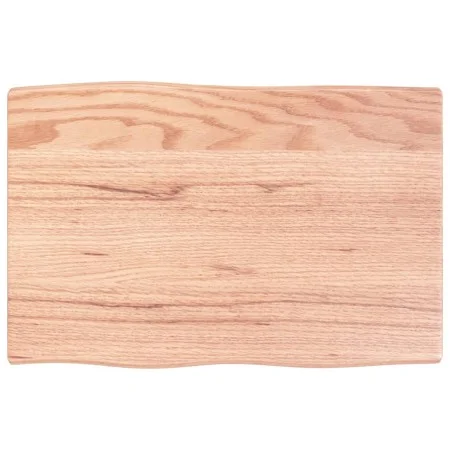Treated oak wood table top with natural edge 60x40x2 cm by vidaXL, Table tops - Ref: Foro24-363929, Price: 31,64 €, Discount: %