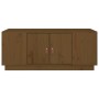 Mesa de centro madera maciza de pino marrón miel 100x50x41 cm en Mesas de centro | Comprar online en Foru.es