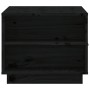 Mesa de centro de madera maciza de pino negro 100x50x41 cm en Mesas de centro | Comprar online en Foru.es