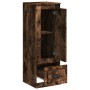 Aparador alto madera contrachapada roble humo 36x35,5x103,5 cm de vidaXL, Aparadores - Ref: Foro24-816309, Precio: 69,32 €, D...