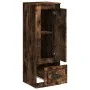 Aparador alto madera contrachapada roble humo 36x35,5x103,5 cm de vidaXL, Aparadores - Ref: Foro24-816309, Precio: 68,18 €, D...