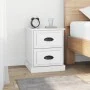 Mesitas de noche 2 uds madera blanco brillante 39x39x47,5 cm de vidaXL, Mesitas de noche - Ref: Foro24-816149, Precio: 85,51 ...