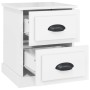 Mesitas de noche 2 uds madera blanco brillante 39x39x47,5 cm de vidaXL, Mesitas de noche - Ref: Foro24-816149, Precio: 86,45 ...