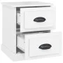 Mesitas de noche 2 uds madera blanco brillante 39x39x47,5 cm de vidaXL, Mesitas de noche - Ref: Foro24-816149, Precio: 85,51 ...