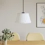 Pantalla para lámpara de techo mimbre blanco Ø50x30 cm de vidaXL, Pantallas para lámparas - Ref: Foro24-364371, Precio: 58,61...