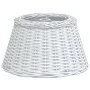 Pantalla para lámpara de techo mimbre blanco Ø50x30 cm de vidaXL, Pantallas para lámparas - Ref: Foro24-364371, Precio: 58,61...