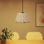 Pantalla para lámpara de techo mimbre blanco Ø50x30 cm de vidaXL, Pantallas para lámparas - Ref: Foro24-364371, Precio: 58,61...