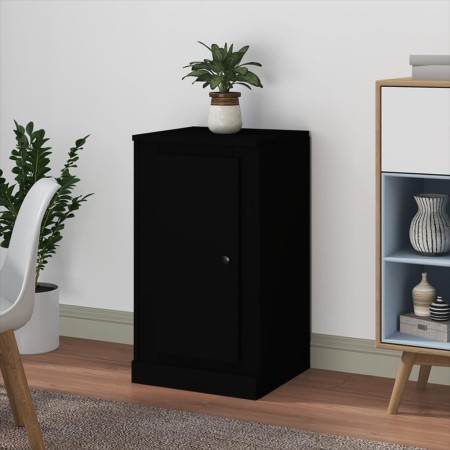 Aparador de madera contrachapada negro 37,5x35,5x67,5 cm de vidaXL, Aparadores - Ref: Foro24-816202, Precio: 49,10 €, Descuen...