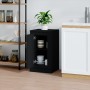 Aparador de madera contrachapada negro 37,5x35,5x67,5 cm de vidaXL, Aparadores - Ref: Foro24-816202, Precio: 49,10 €, Descuen...