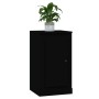 Aparador de madera contrachapada negro 37,5x35,5x67,5 cm de vidaXL, Aparadores - Ref: Foro24-816202, Precio: 49,10 €, Descuen...