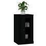 Aparador de madera contrachapada negro 37,5x35,5x67,5 cm de vidaXL, Aparadores - Ref: Foro24-816202, Precio: 49,10 €, Descuen...