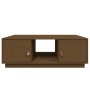 Mesa de centro madera maciza de pino marrón miel 100x50x35 cm en Mesas de centro | Comprar online en Foru.es