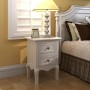 Mesitas de noche con 2 cajones 2 unidades MDF blanca de vidaXL, Mesitas de noche - Ref: Foro24-60638, Precio: 165,75 €, Descu...