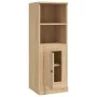 Aparador alto madera contrachapada roble Sonoma 36x35,5x103,5cm de vidaXL, Aparadores - Ref: Foro24-816323, Precio: 60,77 €, ...