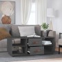 Mesa de centro de madera maciza de pino gris 100x50x41 cm en Mesas de centro | Comprar online en Foru.es