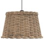 Pantalla para lámpara de techo mimbre marrón Ø45x28 cm de vidaXL, Pantallas para lámparas - Ref: Foro24-364378, Precio: 61,08...