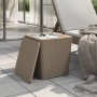 Mesa de jardín con tapa extraíble polipropileno marrón claro de vidaXL, Mesas de jardín - Ref: Foro24-364154, Precio: 79,39 €...