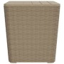Mesa de jardín con tapa extraíble polipropileno marrón claro de vidaXL, Mesas de jardín - Ref: Foro24-364154, Precio: 79,39 €...