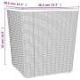 Mesa de jardín con tapa extraíble polipropileno marrón claro de vidaXL, Mesas de jardín - Ref: Foro24-364154, Precio: 79,39 €...
