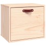 Armario de pared de madera maciza de pino 40x30x35 cm en Estanterías | Comprar online en Foru.es