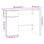 Escritorio de madera contrachapada negro 100x50x75 cm de vidaXL, Escritorios - Ref: Foro24-811494, Precio: 106,89 €, Descuent...