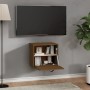 Armario de pared madera maciza de pino marrón miel 40x30x35 cm en Estanterías | Comprar online en Foru.es