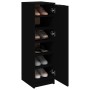 Mueble zapatero madera contrachapada negro 30x35x100 cm de vidaXL, Zapateros y organizadores de calzado - Ref: Foro24-811431,...