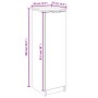 Mueble zapatero madera contrachapada negro 30x35x100 cm de vidaXL, Zapateros y organizadores de calzado - Ref: Foro24-811431,...