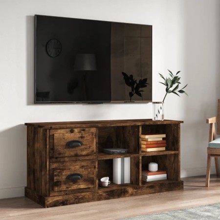 Mueble de TV madera contrachapada roble ahumado 102x35,5x47,5cm de vidaXL, Muebles TV - Ref: Foro24-816181, Precio: 70,80 €, ...