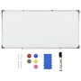 Pizarra magnética acero blanco 110x60 cm de vidaXL, Pizarras blancas - Ref: Foro24-150737, Precio: 76,04 €, Descuento: %