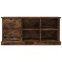 Mueble de TV madera contrachapada roble ahumado 102x35,5x47,5cm de vidaXL, Muebles TV - Ref: Foro24-816181, Precio: 70,80 €, ...