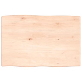 Tablero de mesa madera maciza roble borde natural 60x40x2 cm de vidaXL, Tableros para mesas - Ref: Foro24-363863, Precio: 36,...