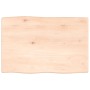 Tablero de mesa madera maciza roble borde natural 60x40x2 cm de vidaXL, Tableros para mesas - Ref: Foro24-363863, Precio: 36,...