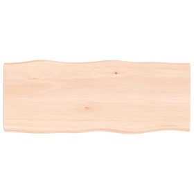 Tablero de mesa madera maciza borde natural 100x40x(2-4) cm de vidaXL, Tableros para mesas - Ref: Foro24-363882, Precio: 57,6...