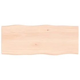 Tablero de mesa madera maciza borde natural 100x40x(2-4) cm de vidaXL, Tableros para mesas - Ref: Foro24-363882, Precio: 49,9...