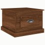 Mesa de centro madera contrachapada marrón roble 50x50x35 cm de vidaXL, Mesas de centro - Ref: Foro24-816255, Precio: 56,94 €...