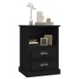 Mesitas de noche 2 unidades negro 43x36x60 cm de vidaXL, Mesitas de noche - Ref: Foro24-816331, Precio: 81,80 €, Descuento: %