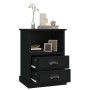 Mesitas de noche 2 unidades negro 43x36x60 cm de vidaXL, Mesitas de noche - Ref: Foro24-816331, Precio: 81,80 €, Descuento: %