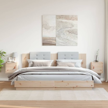 Armarios de pared 2 uds madera maciza de pino 31,5x30x30 cm en Estanterías | Comprar online en Foru.es